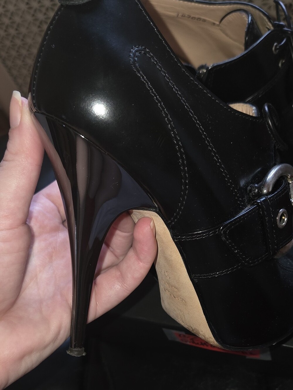 Vintage Giuseppe Zanotti Leather Booties - Black. EU37.5 - Picture 9 of 12